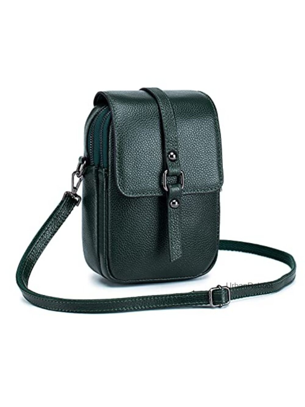FANDARE Genuine Leather Crossbody Phone Bag Messenger Shoulder Pouch